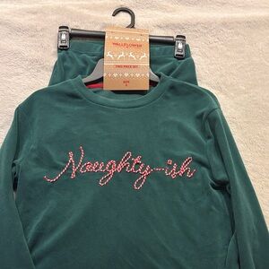 Wallflower Festive Green Pajama Set